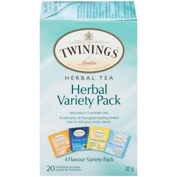 Twinings Emballage de Tisanes Varieés 20 sachets de thé