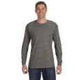 thumbnail image 2 of Gildan Adult Heavy Cottonâ„¢ Long-Sleeve T-Shirt - GRAPHITE HEATHER - M, 2 of 2