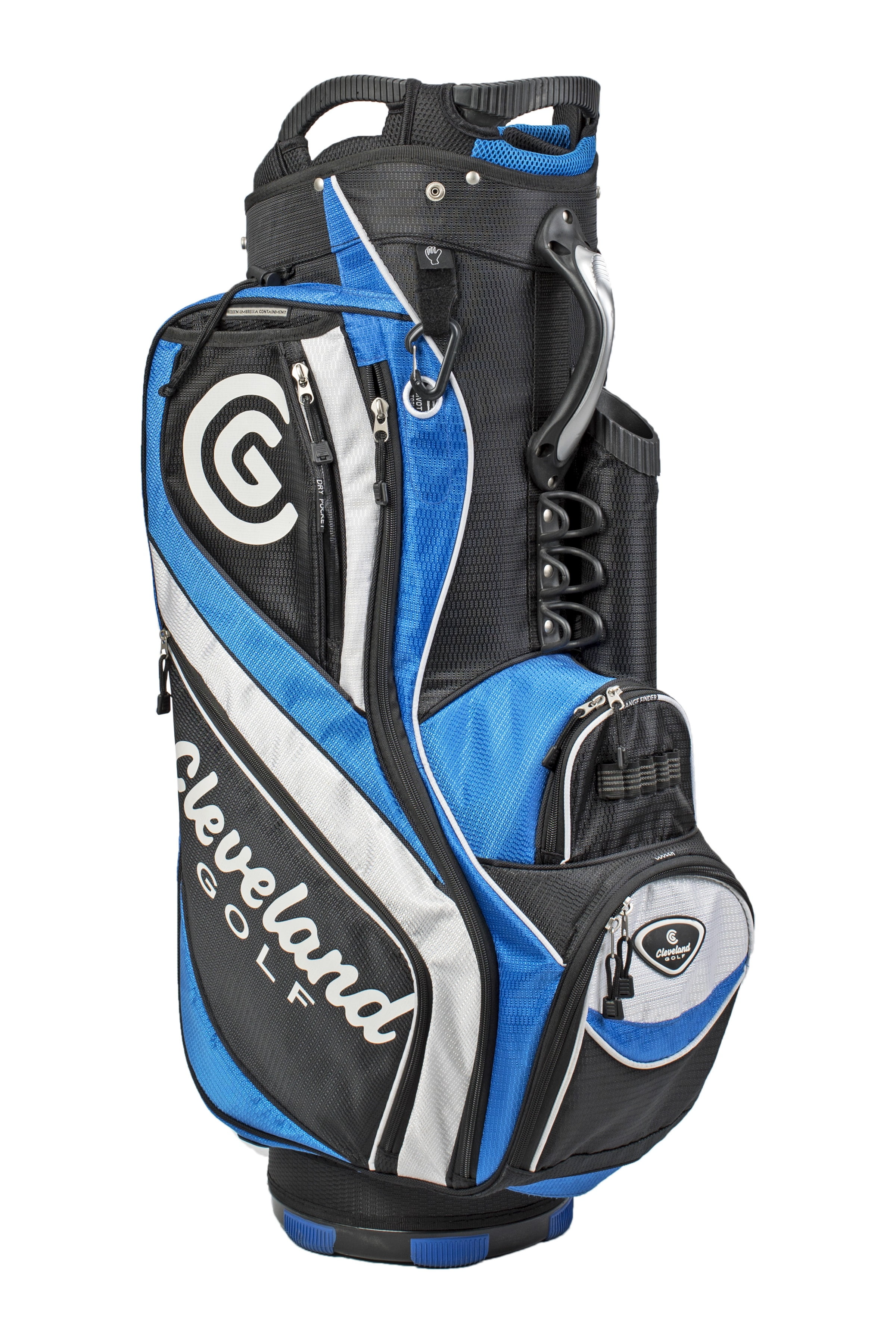 Cleveland Golf 12089594 Single Strap Carry 14 Way Divider Riding Cart Bag Black
