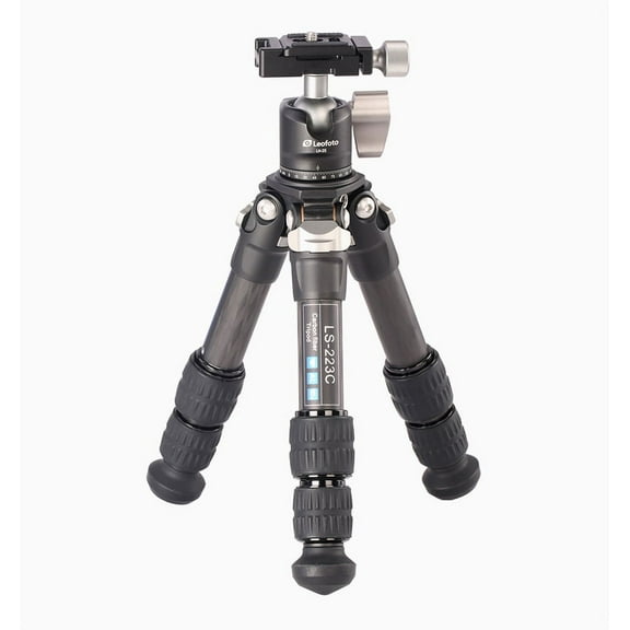 Leofoto LS-223C  LH-25 Mini Professional Light Weight Carbon Fiber Tripod and Ball Head Kit