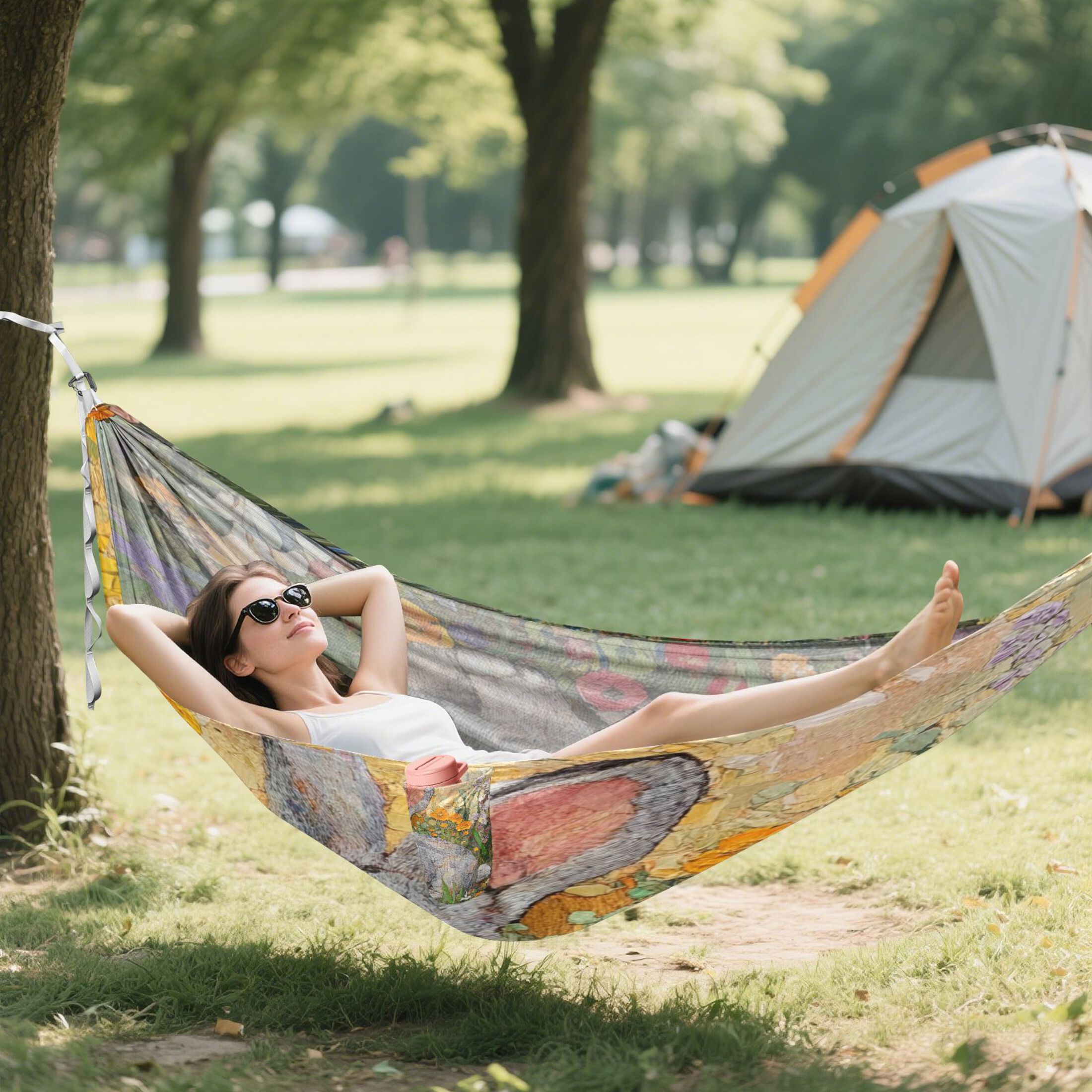 Hammock Camping Hammock Nylon Portable Hammock Travel Camping Hammock Garden Rabbit
