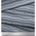 thumbnail image 3 of Soimoi Modal Satin Fabric Horizontal Stripe Decor Fabric Printed Yard 42 Inch Wide, 3 of 3