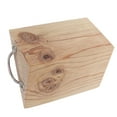 thumbnail image 1 of FUTUREORYY Trailer Wheel Chocks Wheel Chock Beige Wood 1Set for Trucks, 1 of 5