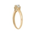 thumbnail image 3 of Bague de Fiançailles Trois Pierres Diamant 1/2ct Or Jaune 14K, 3 of 3