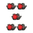 thumbnail image 3 of bedienty 1 Paire Gants de Cyclisme Antidérapants Respirants Antichoc Rouges m 5Ensemble, 3 of 6