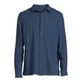 thumbnail image 6 of George Men’s Knit Button Down Shirt with Long Sleeves, Sizes S-3XL, 6 of 6