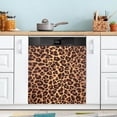 thumbnail image 5 of Coolnut Leopard Dishwasher Magnet Cover, Magnetic Refrigerator Panel Decal Wash Machine Front Door Decorative Cover for Home Kitchen Farmhouse Decor, 23"x 26", 5 of 6