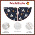 thumbnail image 3 of Sikiie Panda Astronaut Nativity Christmas Tree Skirt, Jesus Christian Winter Holiday Tree Mat Decoration(30-48IN)30", 3 of 6