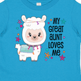 thumbnail image 4 of Inktastic My Great Aunt Loves Me- cute and happy llama Boys or Girls Toddler T-Shirt, 4 of 5