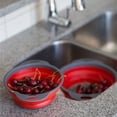 thumbnail image 4 of Modern Creative New Mini Kitchen Collapsible Foldable Silicone Colander Fruit Vegetable Strainer Basket, 4 of 4
