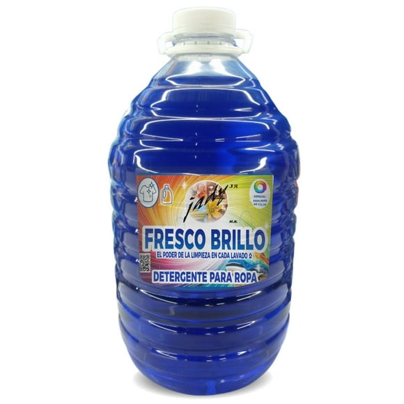 Detergente Líquido Para Ropa Fresco Brillo Jady Química 5 Litros