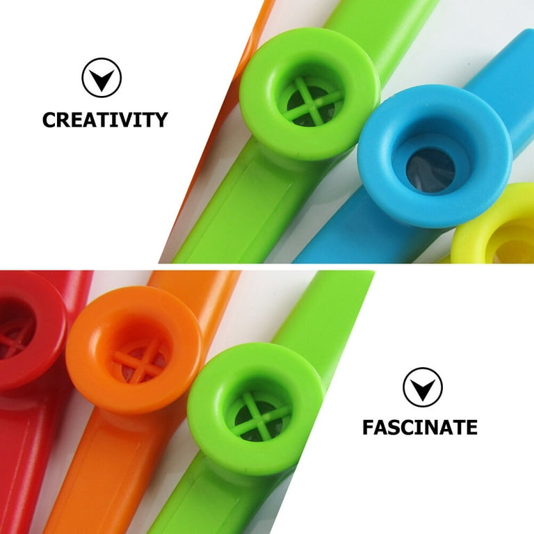 1pc Kazoos Colorful Plastic Kazoo Musical Instruments Kazoo With