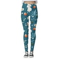 thumbnail image 4 of Shadoumai Easter Day Graphic Soft Leggings for Women High Waist Bunny Rabbits Tights Floral Tights Tummy Control Gym Sexy, 4 of 4