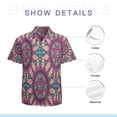 thumbnail image 7 of High Quality Hawaiian Shirts for Men Short Sleeve Aloha Beach Shirt Floral Summer Casual Button Down Shirts Blouses FJJX6Q, 7 of 7