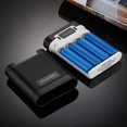 thumbnail image 4 of Mistaha Portable DIY Power Bank Shell Box for 4x 18650 Batteries with 2x USB Output & Display Screen - Black, 4 of 7
