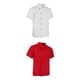 thumbnail image 1 of Chaqueta de Chef de 2 uds., abrigo para mujer, camiseta de manga corta para restaurante, panadería, uniforme de camarero de cocina duradero, 1 of 9