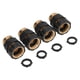 thumbnail image 1 of Conector rápido Jadeshay 4 piezas Manguera de jardín Dorado y negro, 1 of 8