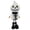 Ghost, variant on Halloween Zombie Stuffed Animal, 13.7 in Green Undead Plush, Halloween Indoor Decoration for Table Fireplace, Trick Or Treat Halloween Party Gift (Green)