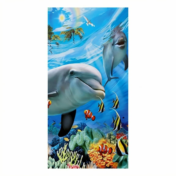 AUQ Beach Towels,Smooth Microfiber Personalized Beach Towels for Kids,Tight Stitching Quick Dry Beach Towel,Style1,60"x30"