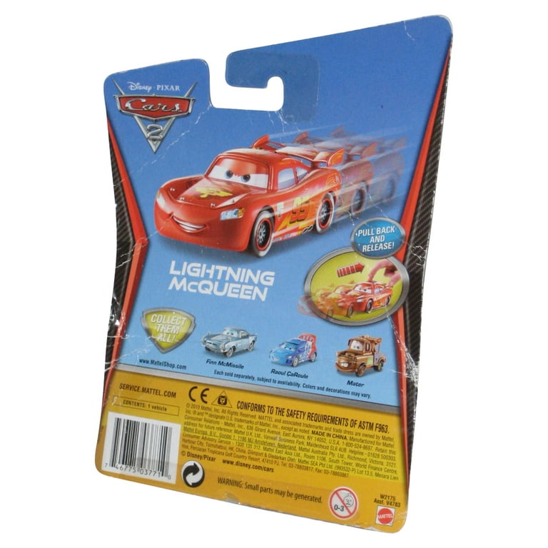 Damaged lightning mcqueen sale