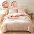 thumbnail image 2 of Ouuluon Soft Breathable Quilt, 59 x 79 in Lightweight Cool Blanket with Cotton Filling for Hot Weather Machine Washable, 2 of 4