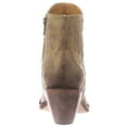 thumbnail image 3 of Lucchese Womens Harley Cowhide Floral Studded Round Toe Cowboy  Ankle Dress, 3 of 5