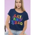 thumbnail image 2 of Colorful Lgbtq Pride Tee Crop Tee Women's, 2 of 4