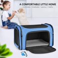 thumbnail image 2 of Transportines para gatos Transportín para perros Transportín para mascotas para gatos pequeños medianos Perros Cachorros de 15 libras, Transportín para perros pequeño aprobado por la aerolínea Tsa Lad Afortunado Sencillez, 2 of 5
