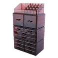 thumbnail image 1 of SalonMore Acrylic Cosmetic Organizer Makeup Lipstick Jewellery Display Box Tidy Case, 1 of 6