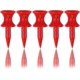 thumbnail image 1 of Paquete de 100 tees de golf de plástico rojo de 32 mm, 1 of 5