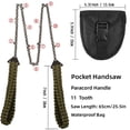 thumbnail image 3 of Outdoor Hand Chainsaw Portable Mini Pocket Chain Saw With Paracord Handle Outdoor Survival Gear Hand Saw, 3 of 7