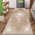 thumbnail image 2 of 2x6 FT Kitchen Runner Rugs Non Skid Washable, Faux Wool Rug Runners for Hallways Bathroom Carpet Runner, Soft Indoor Modern Floor Rug for Entryway Laundry Room, 2 of 11