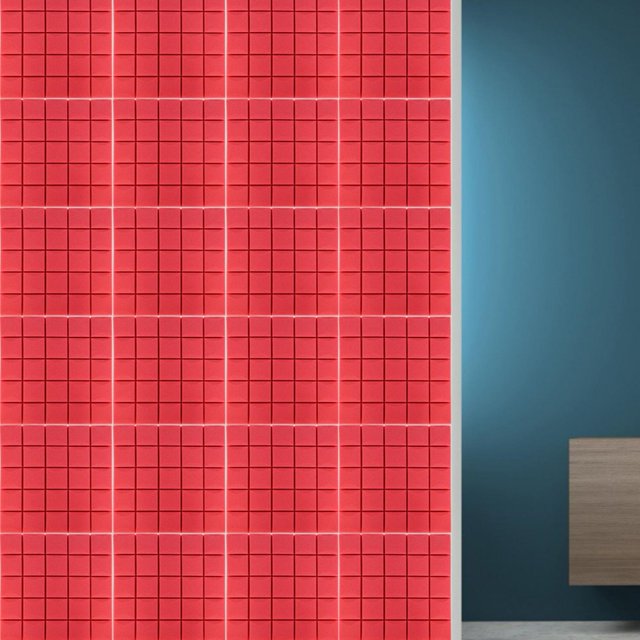 Conseil d'Absorption du Son, 50 * 50 * 5cm 6Pcs Forme Insonorisée Mousse Insonorisée Panneau Solide Performance