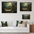 thumbnail image 4 of Designart "Fresh Oasis in the Bath I" Bath & Laundry Print on Natural Pine Wood, 4 of 5