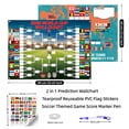 thumbnail image 2 of Set de póster del Mundial 60x90 cm con calendario de fútbol y banderas, 2 of 7