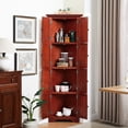 thumbnail image 2 of 72" Corner Cabinet with High-Quality Hinges - Provide Reliable Storage in Dining Area, 2 of 7