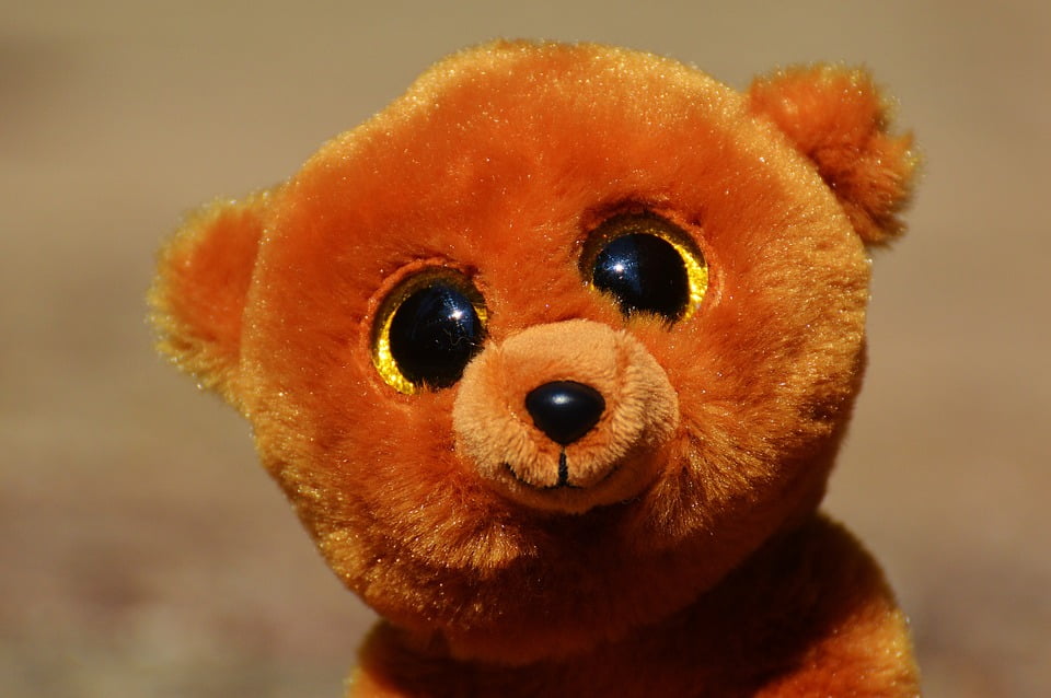 teddy bear with x eyes