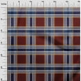 thumbnail image 2 of oneOone Cotton Silk Fabric Madras Check Decor Fabric Printed BTY 42 Inch Wide, 2 of 4