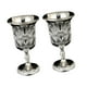thumbnail image 5 of Mini copa de licor en relieve, pequeña de metal estilo vintage para beber, para fiestas, aniversarios, bodas decorativas 2 de plata, 5 of 9