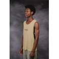 thumbnail image 3 of Brooklyn Cloth Originals Men's Ribbed Tank Top, Relaxed Fit, U Neck, Dropped Armholes, Olive Gray, XL, 3 of 5