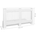 thumbnail image 4 of vidaXL Radiator Covers 2 pcs White MDF 152 cm, 4 of 4
