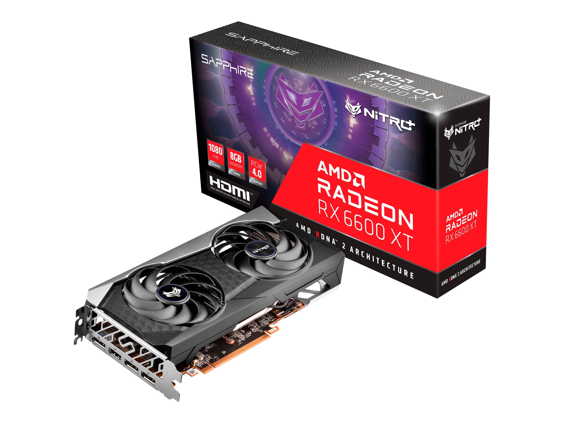 NITRO+ AMD Radeon™ RX 6600 XT Sapphire NITRO+ AMD Radeon RX 6600 XT 8GB GDDR6 Graphics Card グラフィックボード・グラボ・ビデオカード
