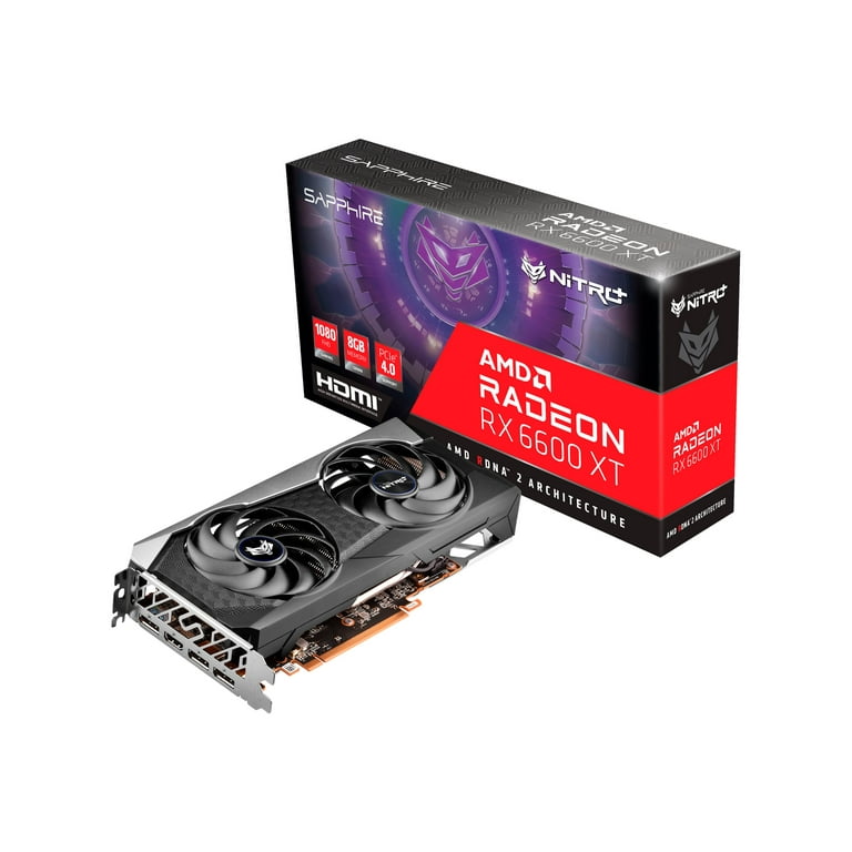 Sapphire NITRO+ Radeon RX 6600 XT - Graphics card - Radeon RX 6600