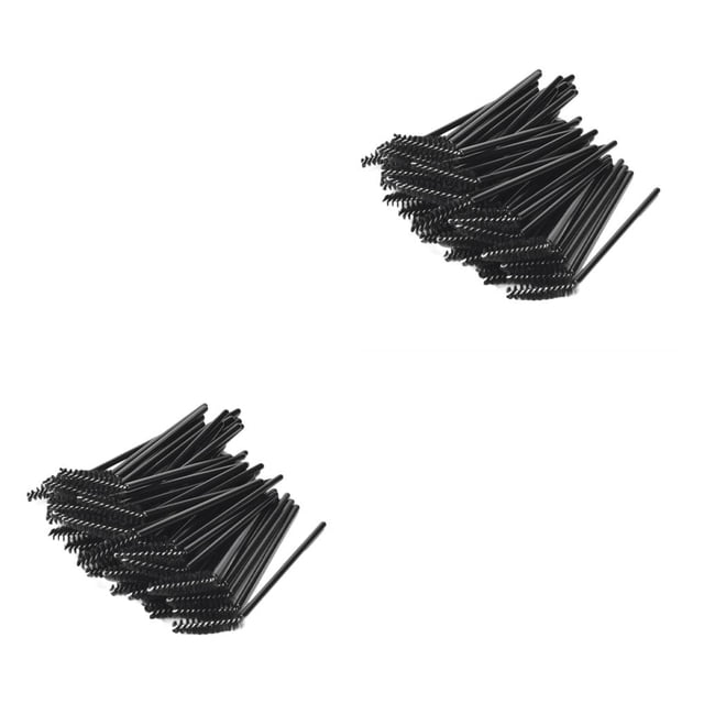 Vogacara 50 piezas de cepillo para pestañas, varita para pestañas, herramienta de separación, rizadores, mango, peine, accesorios, cepillos Type3 NO3