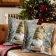 thumbnail image 1 of Juego de cojines navideños con árbol de Navidad, reno y muñeco de nieve. Decoración para sofá. Cojín de lino decorativo con funda de almohada de lino., 1 of 6