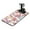 White-162, variant on Watercolor Floral Butterfly Mat, Artistic Botanical Dish Drying Pad, Vintage Wildflower Design for Kitchen Counter, 18x24in