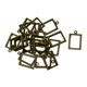 thumbnail image 5 of 20 / 30x de cabujón antiguos que configuran la base de la joyería que 20 piezas de bronce verde Sunnimix Encantos colgantes de joyas en blanco, 5 of 8