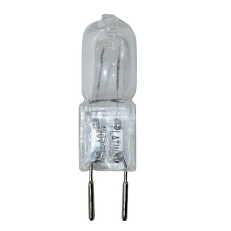 - Platinum 75W 120V T4 GY6.35 Bi-Pin Base Clear Halogen Bulb
