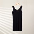 thumbnail image 1 of Vestido de verano de talla grande para chica gordita, de seda helada, ultrafino, sin costuras, de tela suave y agradable al tacto, camisón sexy con base de tirantes, 1 of 6