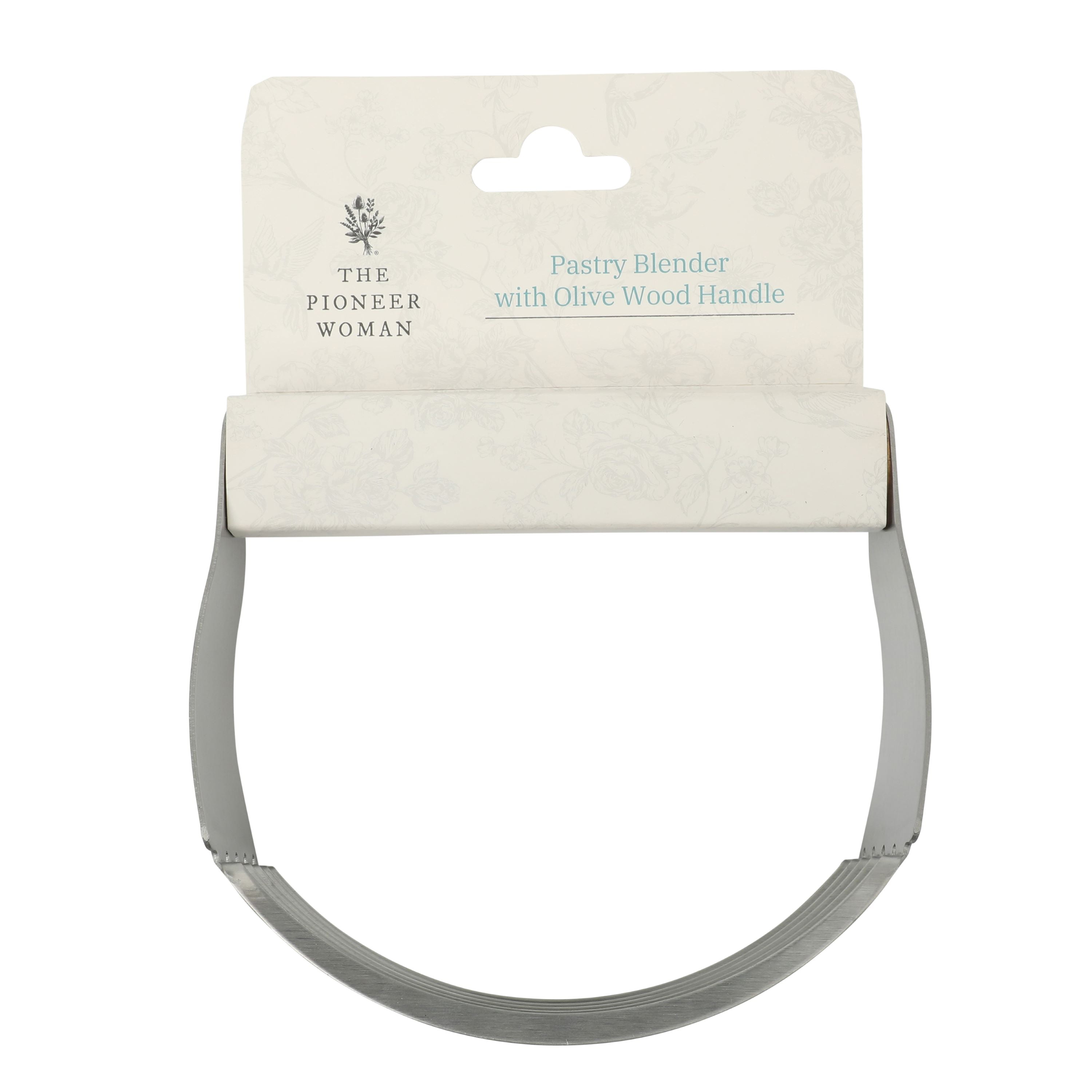 The Pioneer Woman Stainless Steel & Olivewood Pastry Blender